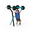 Fitness s posuvným závažím - Výtlak prsia VVZ-NF05