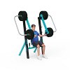 Fitness s posuvným závažím - Tlaky v sede VVZ-NF06