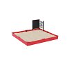 Edukatí­vne pieskovisko 3 × 3 m s kresliacou tabuľou a počítadlom VVZ-PD004
