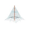 Lanová pyramída 4,5m VVZ-PYR045