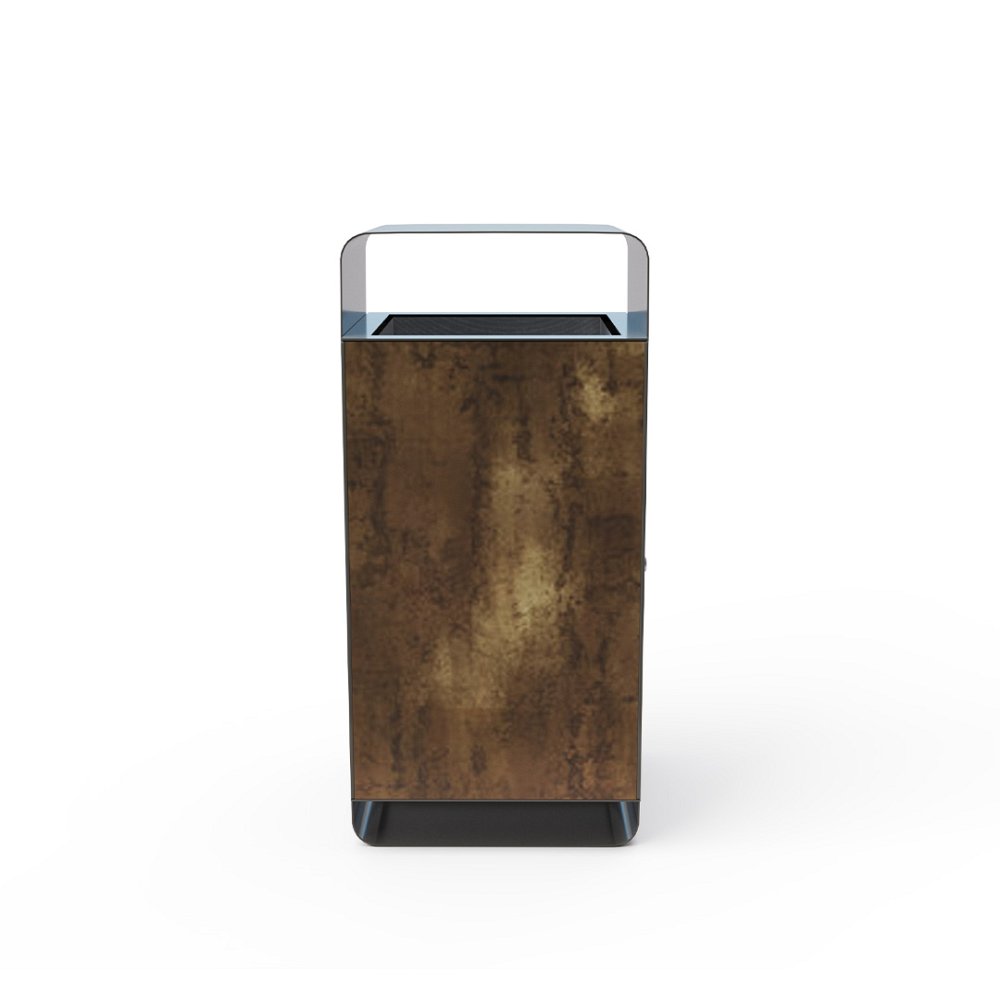 Odpadkový kôš s krytom HPL