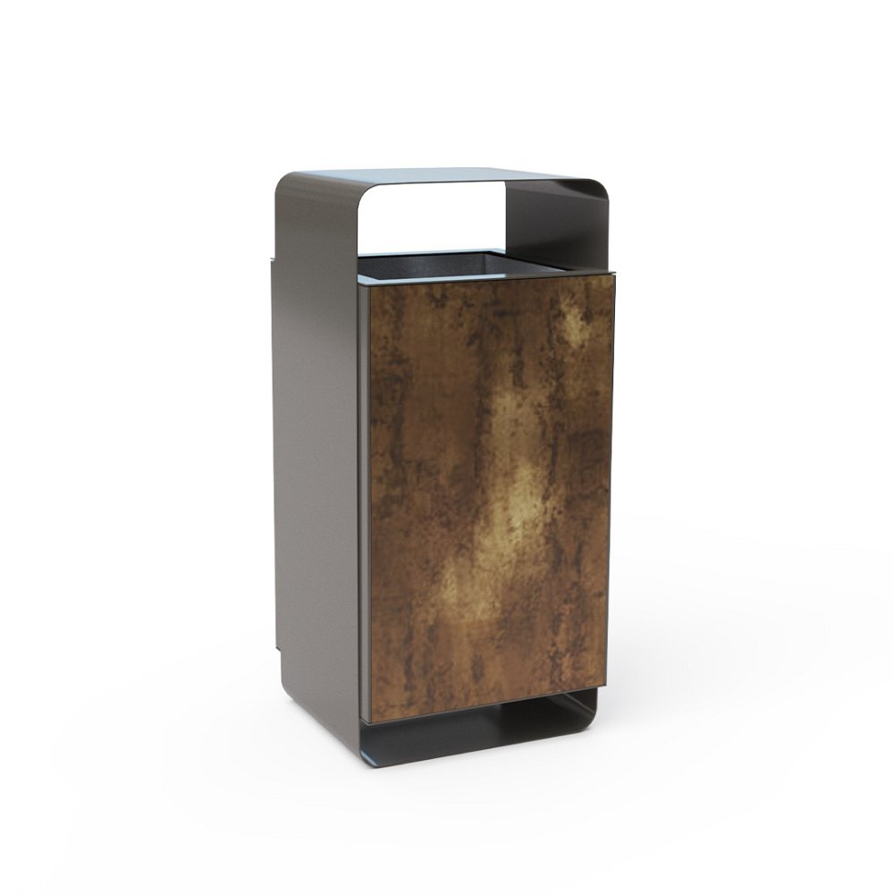 Odpadkový kôš s krytom HPL