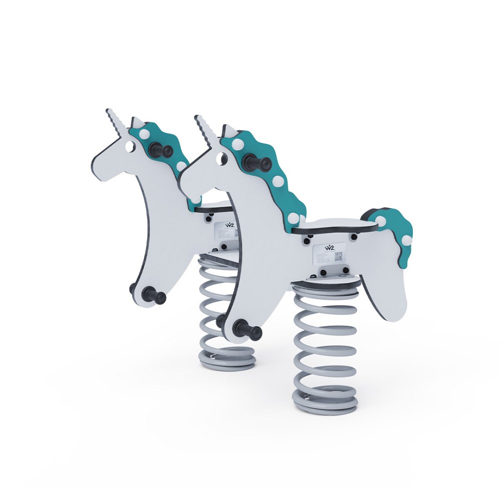 Pružinová hojdačka Jednorožci VVZ-SH014-2
