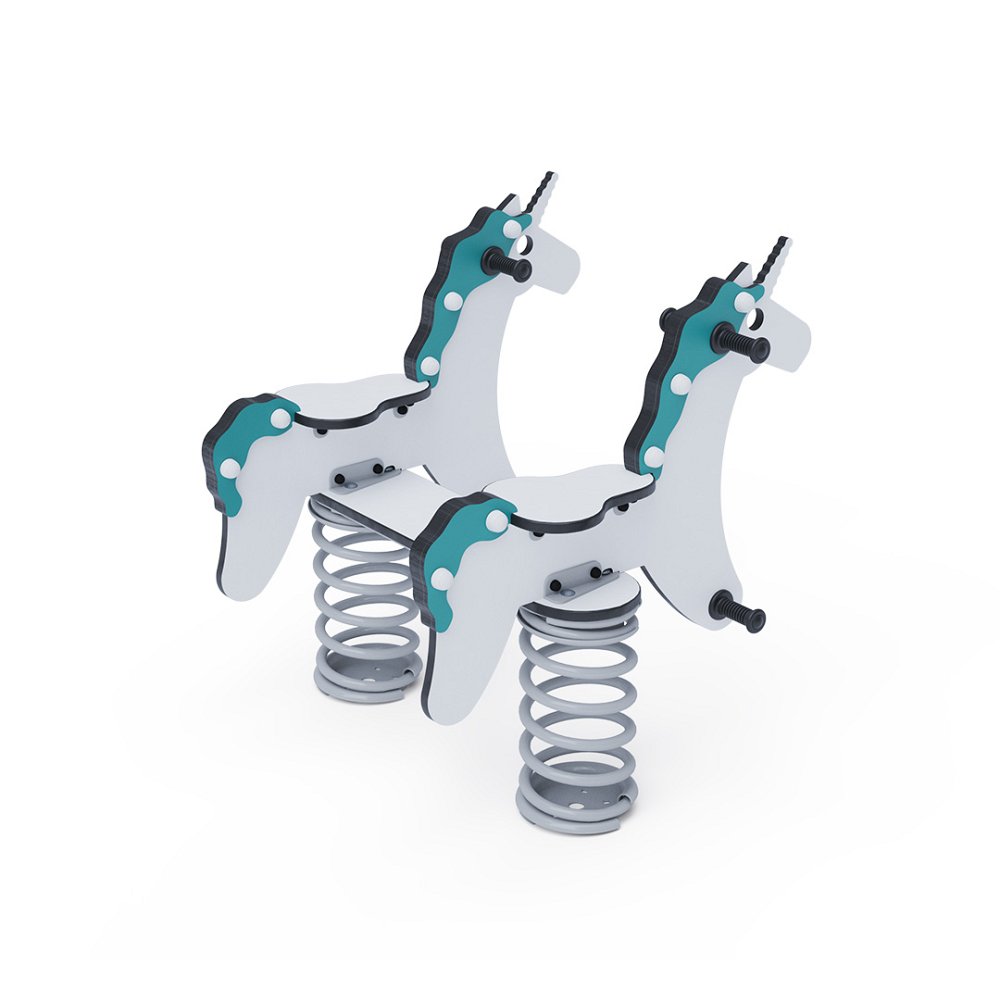 Pružinová hojdačka Jednorožci VVZ-SH014-2