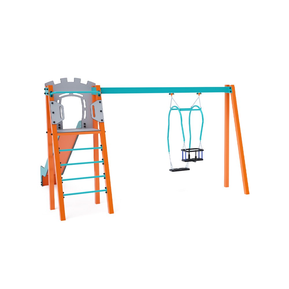 Šmýkalka s hojdačkou Matka a Dieťa VVZ-A002