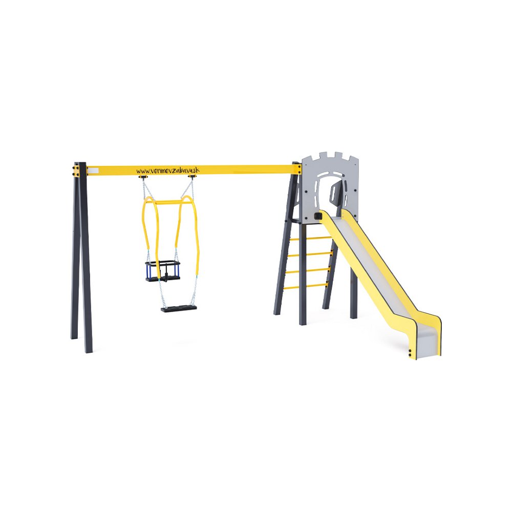 Šmýkalka s hojdačkou Matka a Dieťa VVZ-A002