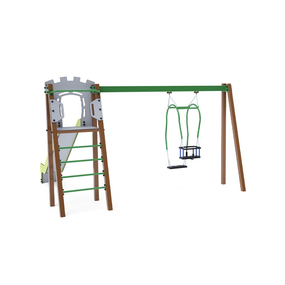 Šmýkalka s hojdačkou Matka a Dieťa VVZ-A002