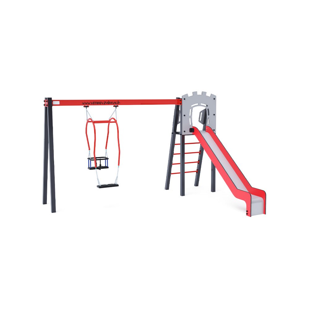 Šmýkalka s hojdačkou Matka a Dieťa VVZ-A002