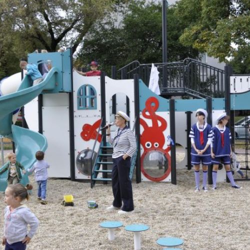 Nové detské ihrisko v Bratislave na Martinčekovej ulici